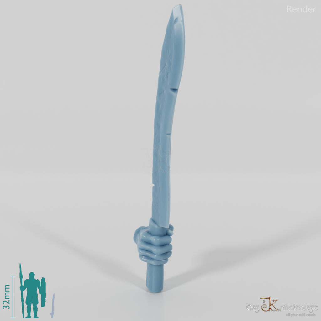 Orc sword E with hand