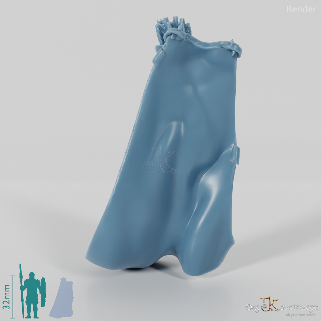 Equestrian cloak with arrow quiver