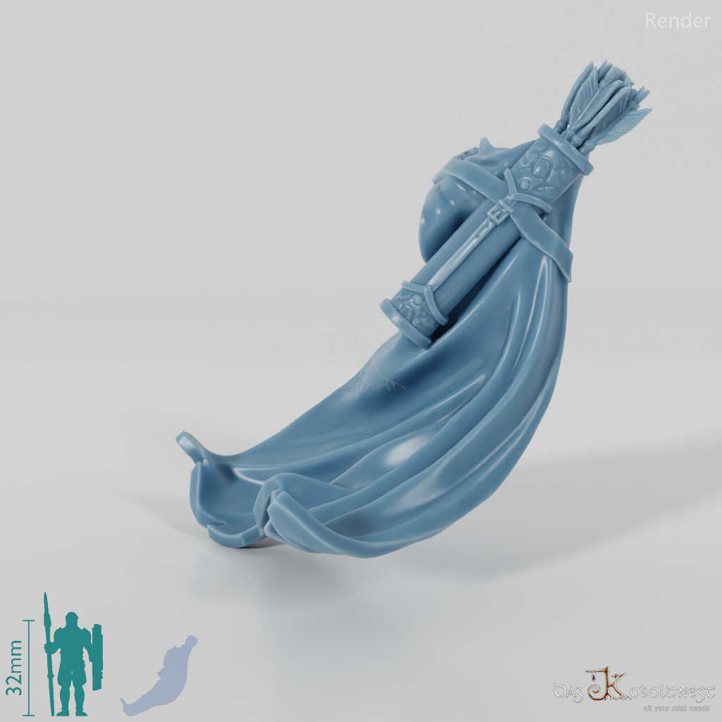 Human cloak with quiver (Gonthan)