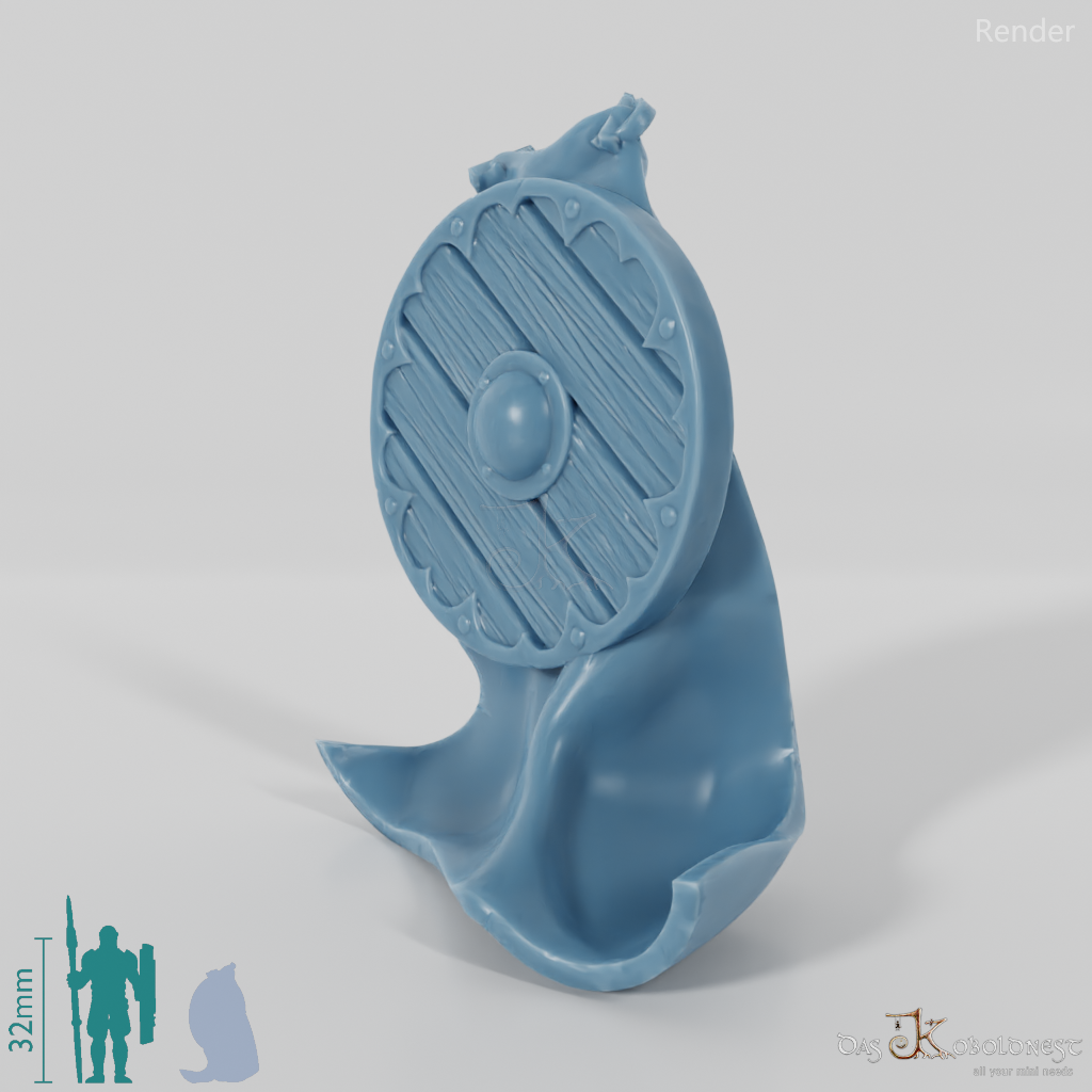 Equestrian cloak with a simple shield