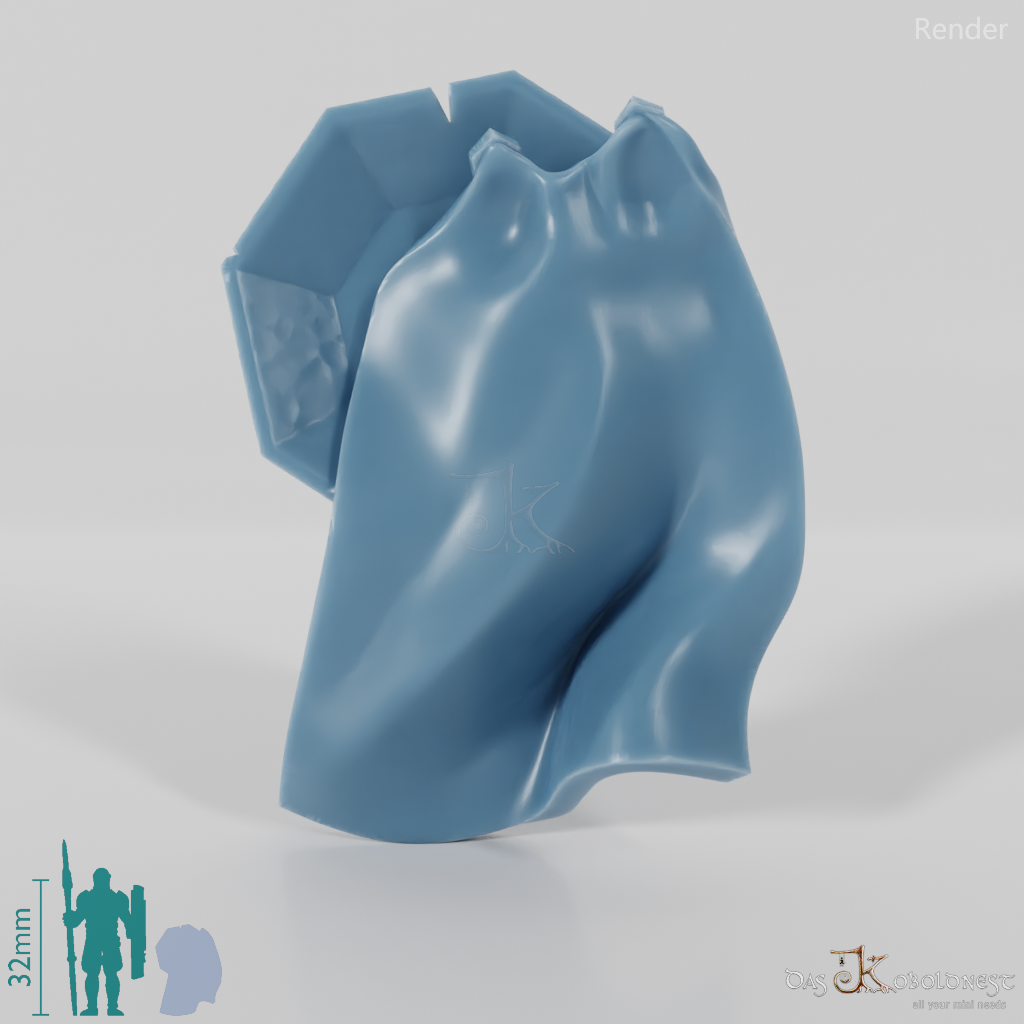 Dwarven cloak with shield