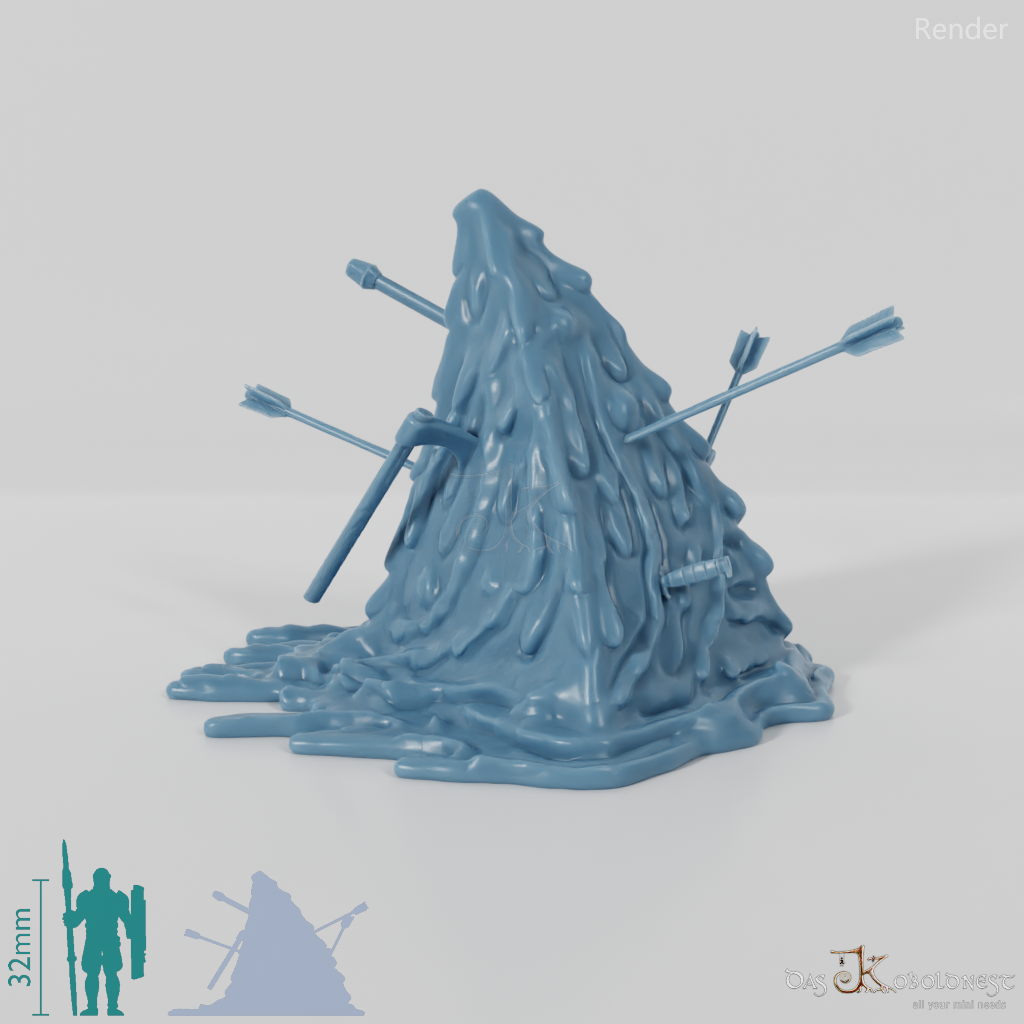 Crawling slime pyramid