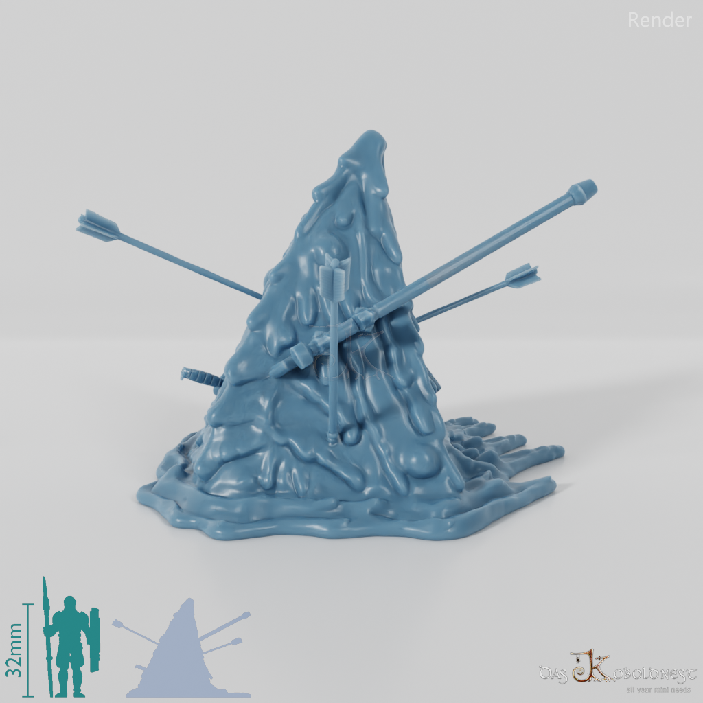 Crawling slime pyramid