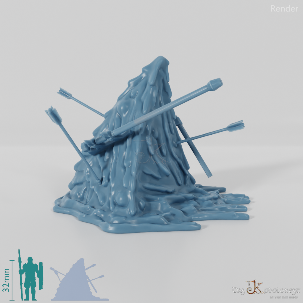 Crawling slime pyramid