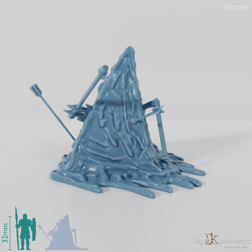 Crawling slime pyramid