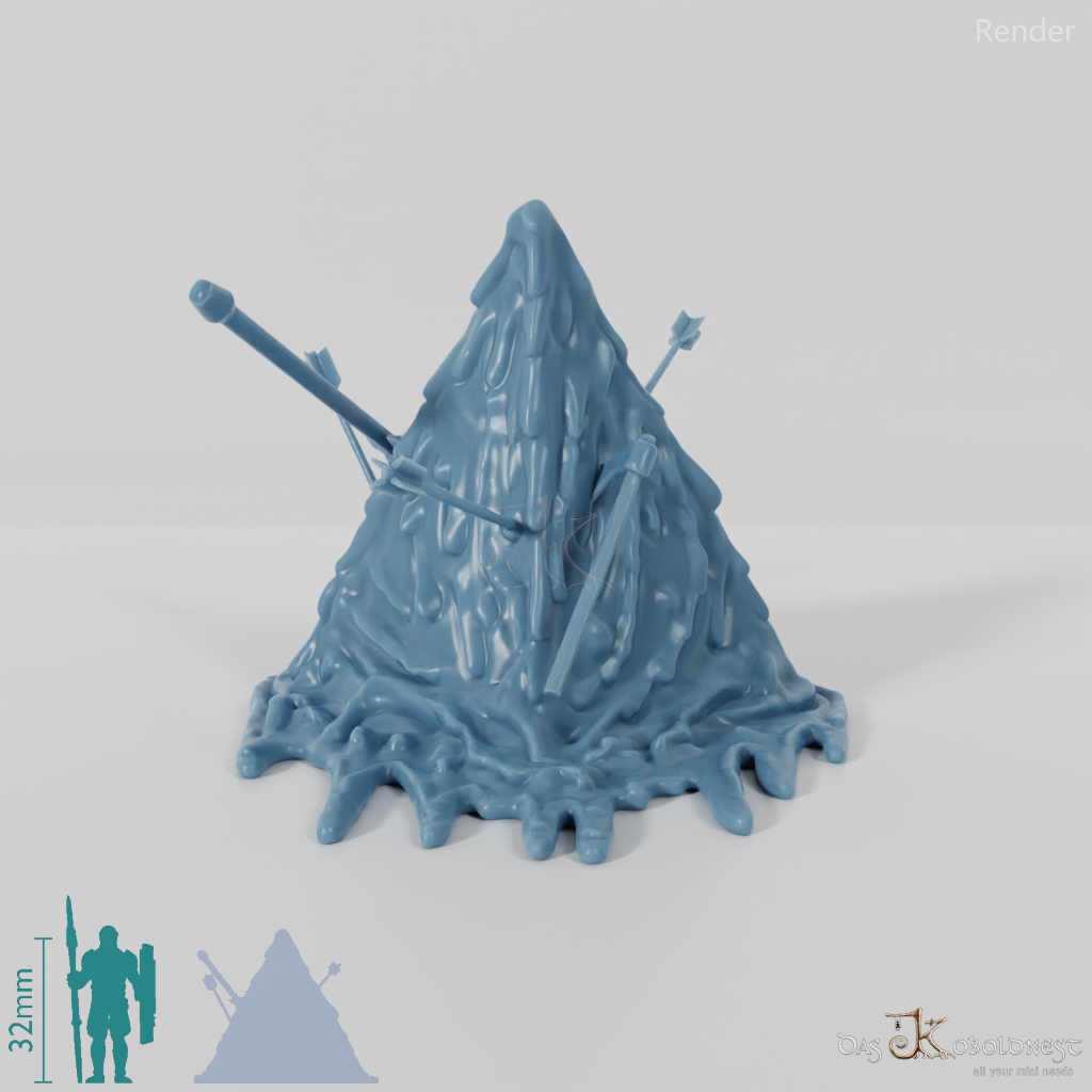 Crawling slime pyramid
