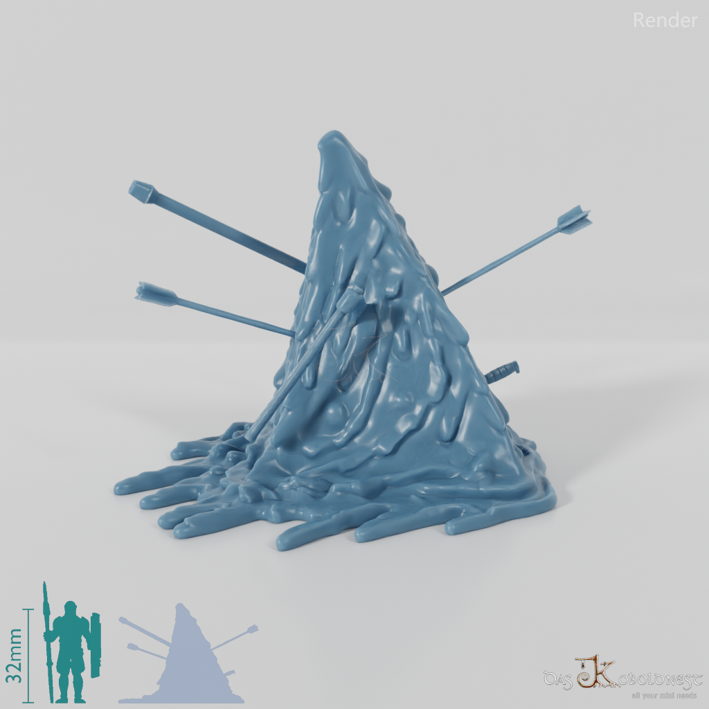 Crawling slime pyramid