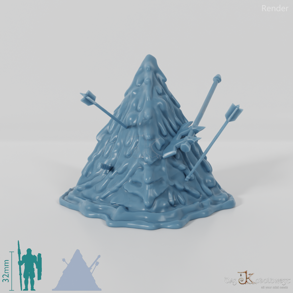 Crawling slime pyramid