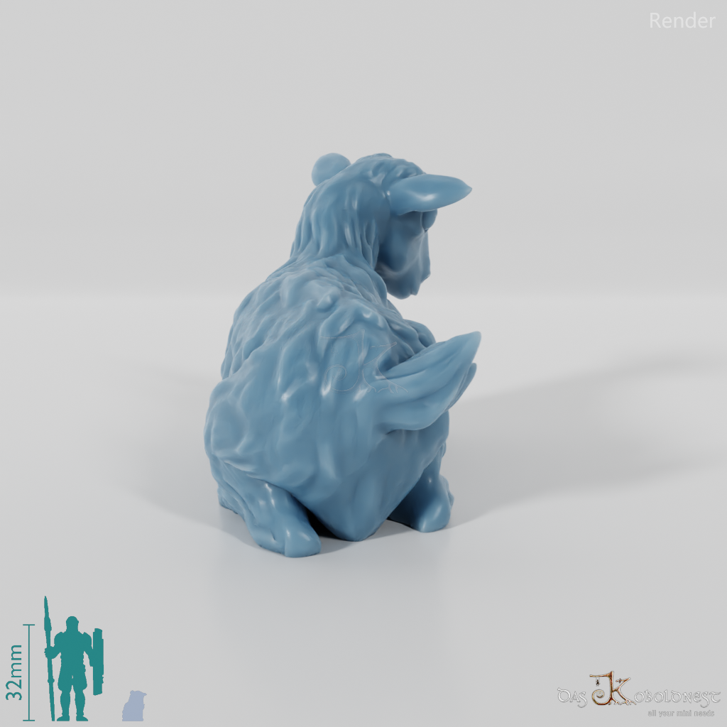 Ziege - Liegendes Zicklein