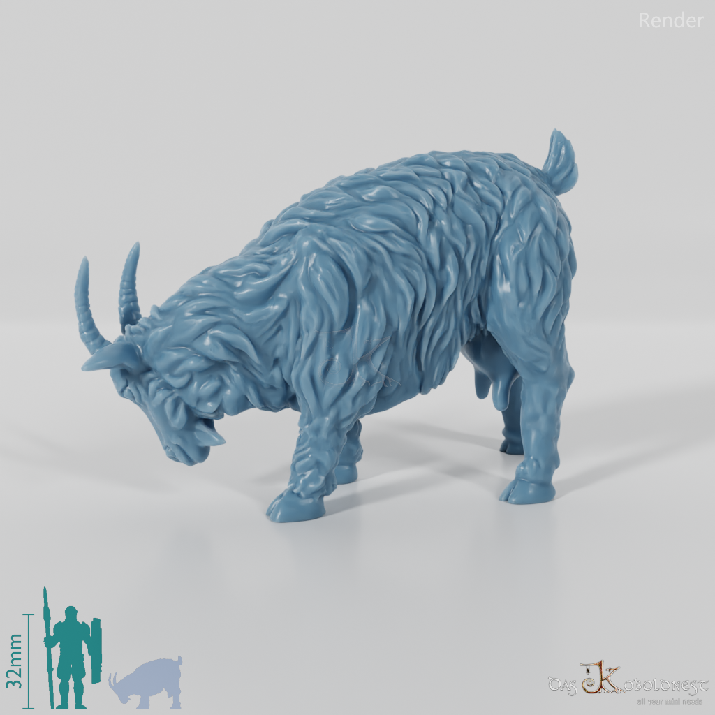 Ziege - Grasende Ziege