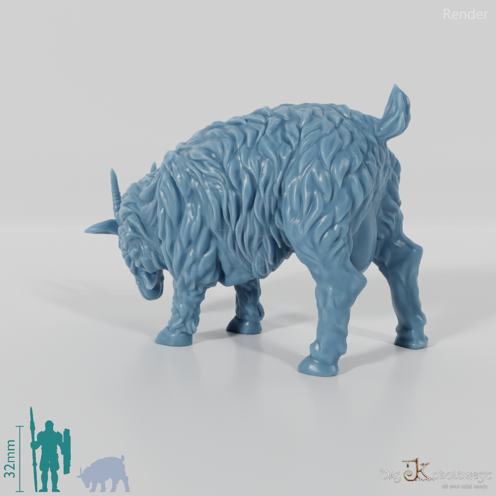 Ziege - Grasende Ziege