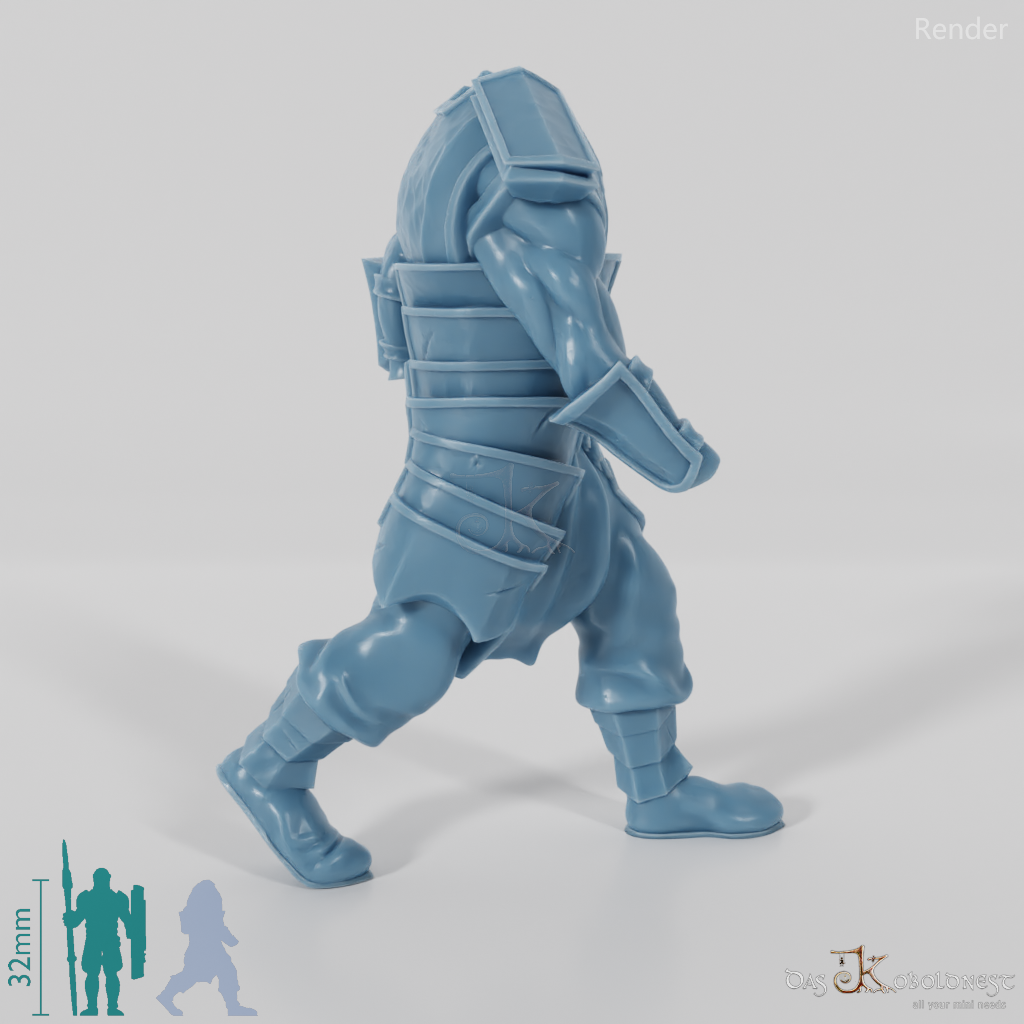 Modular Half-Orc Pikeman A