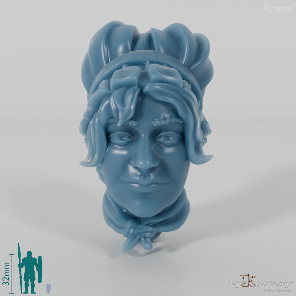 Halfling Head - Female 7