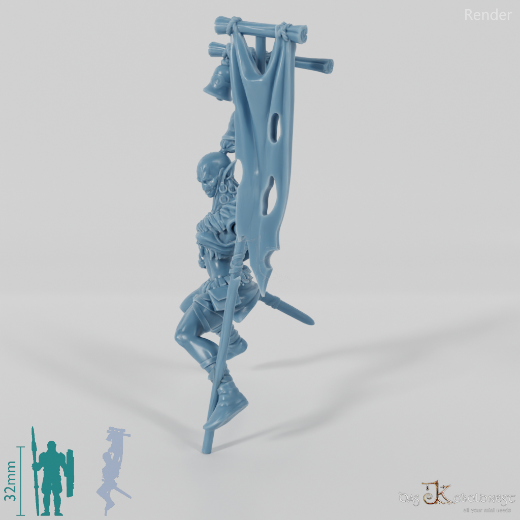 The Sightless - Keir, the warrior in riding pose