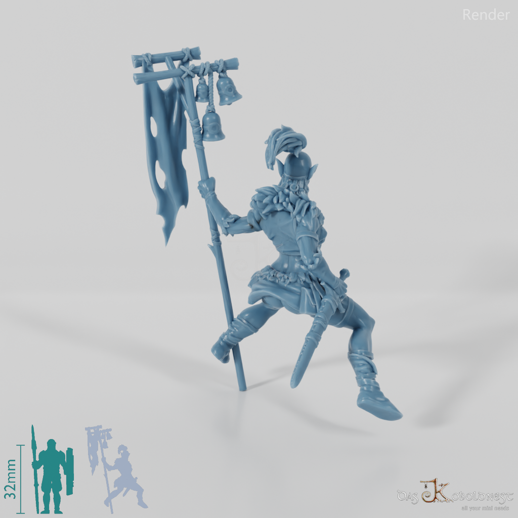 The Sightless - Keir, the warrior in riding pose