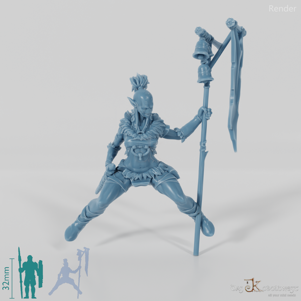 The Sightless - Keir, the warrior in riding pose