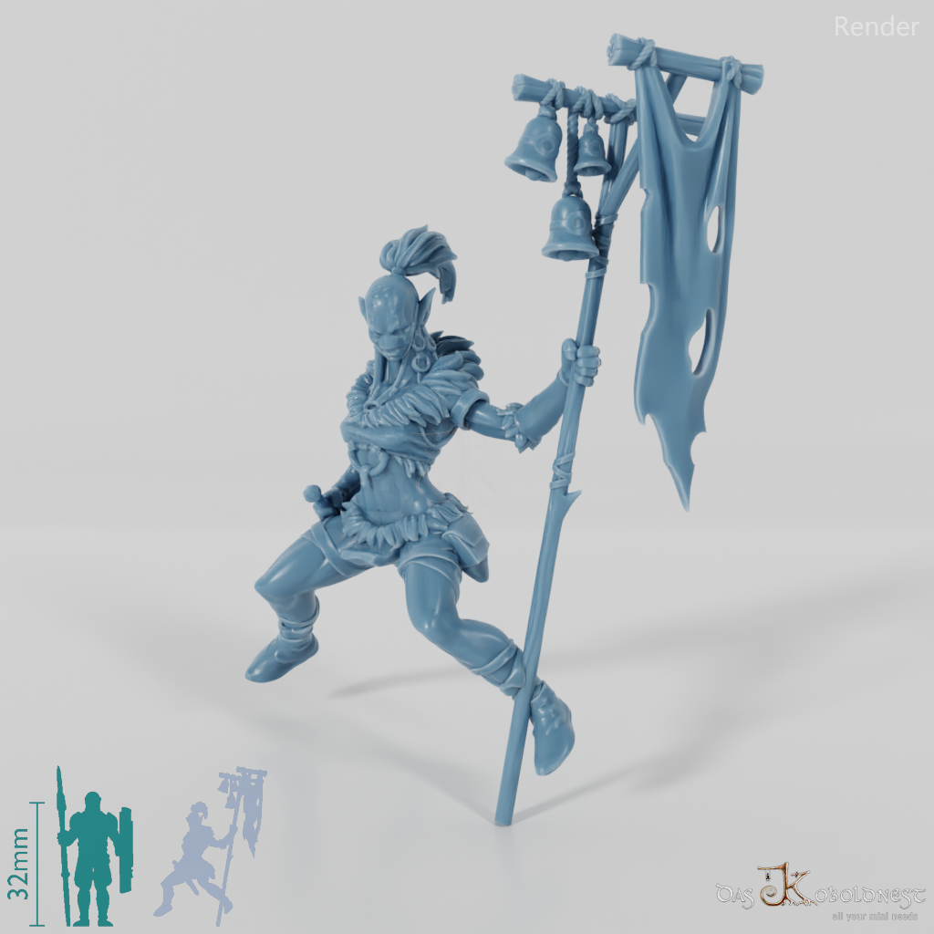 The Sightless - Keir, the warrior in riding pose