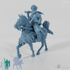 Corsair captain on horseback