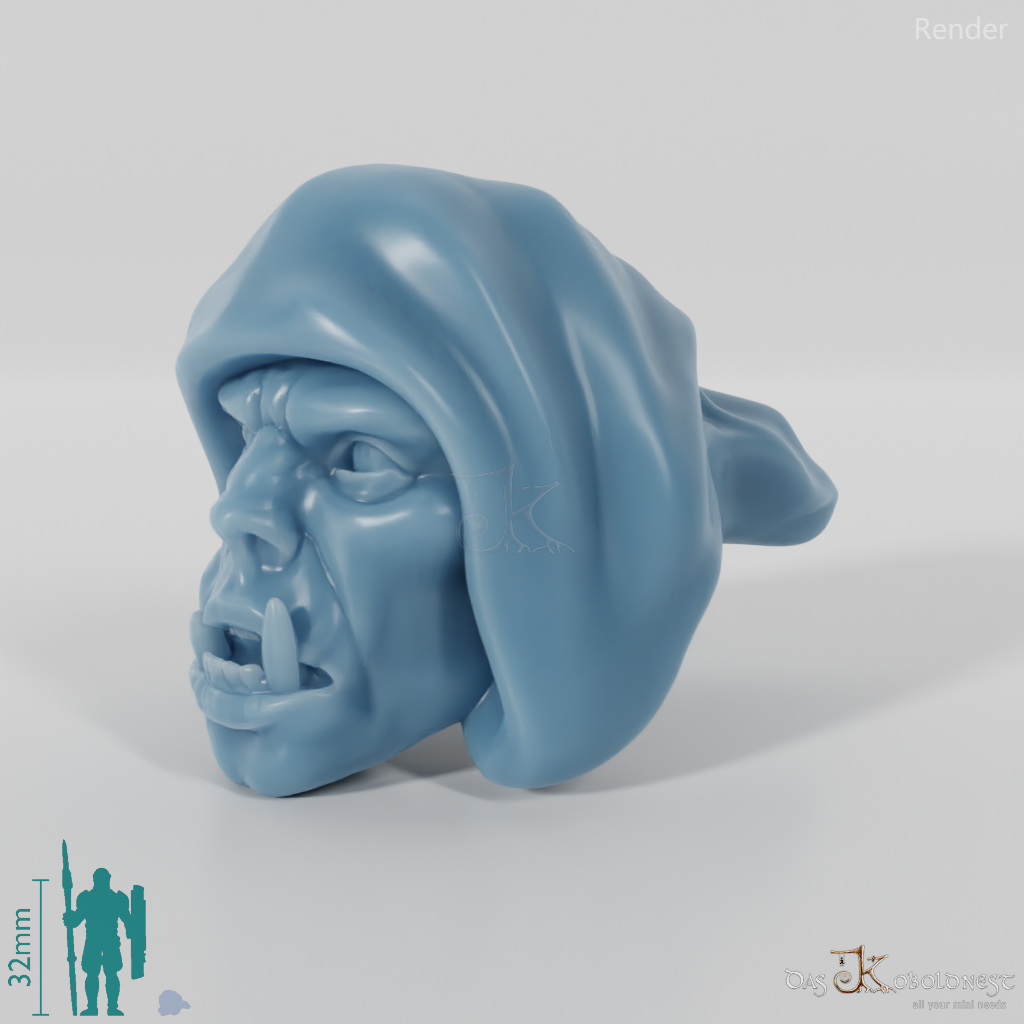 Orc head O