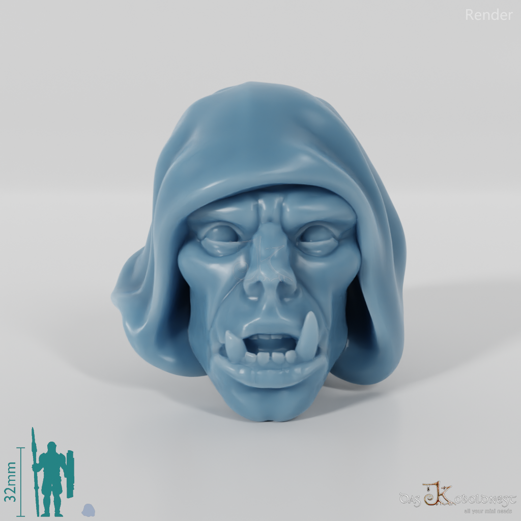 Orc head O
