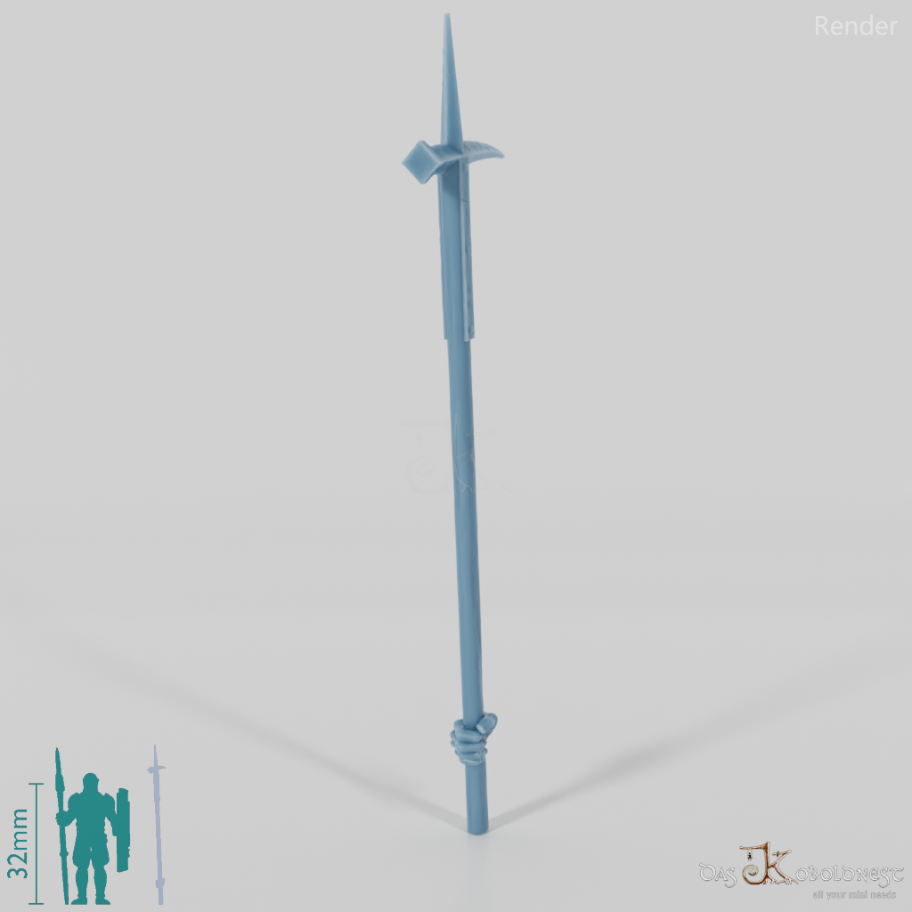 Orc polearm E with hand