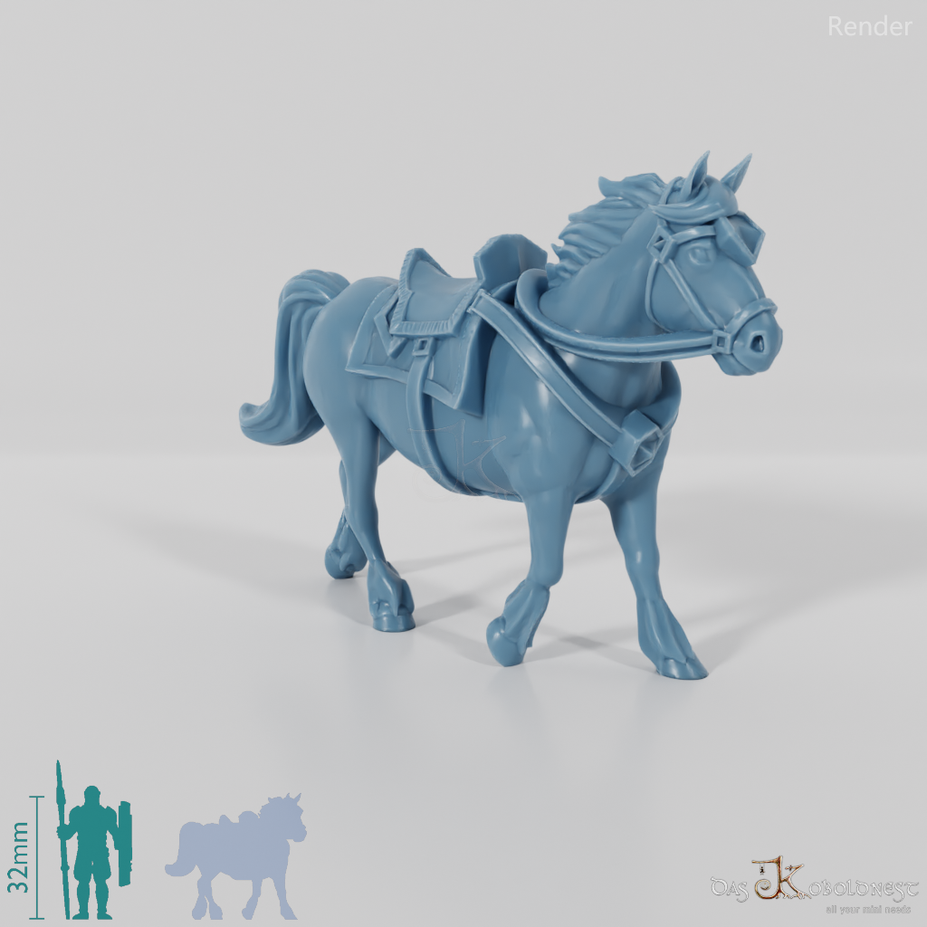 Dwarf Pony - Lightly Armored