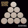 Bases with floor ornaments (round)