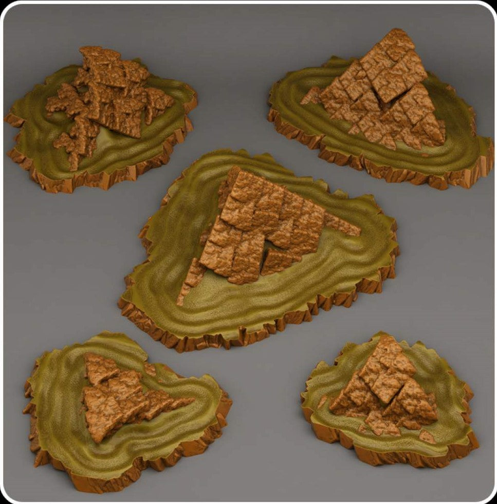 Sunken temple remains