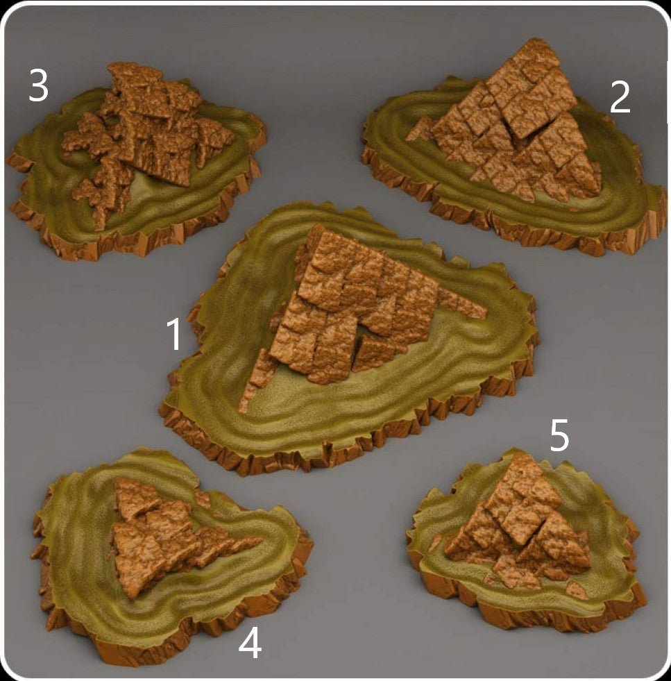 Sunken temple remains