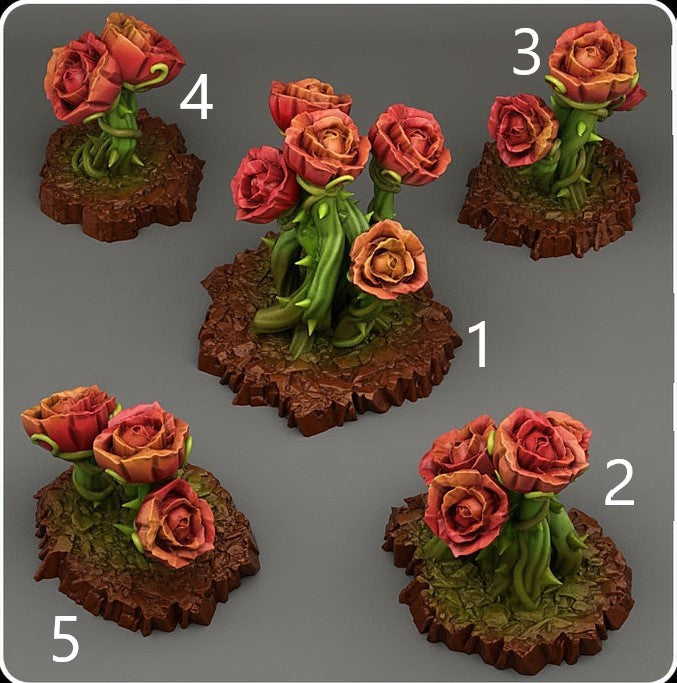 Mystical giant roses