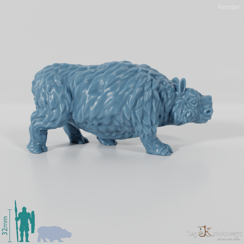 Coelodonta - woolly rhinoceros calf