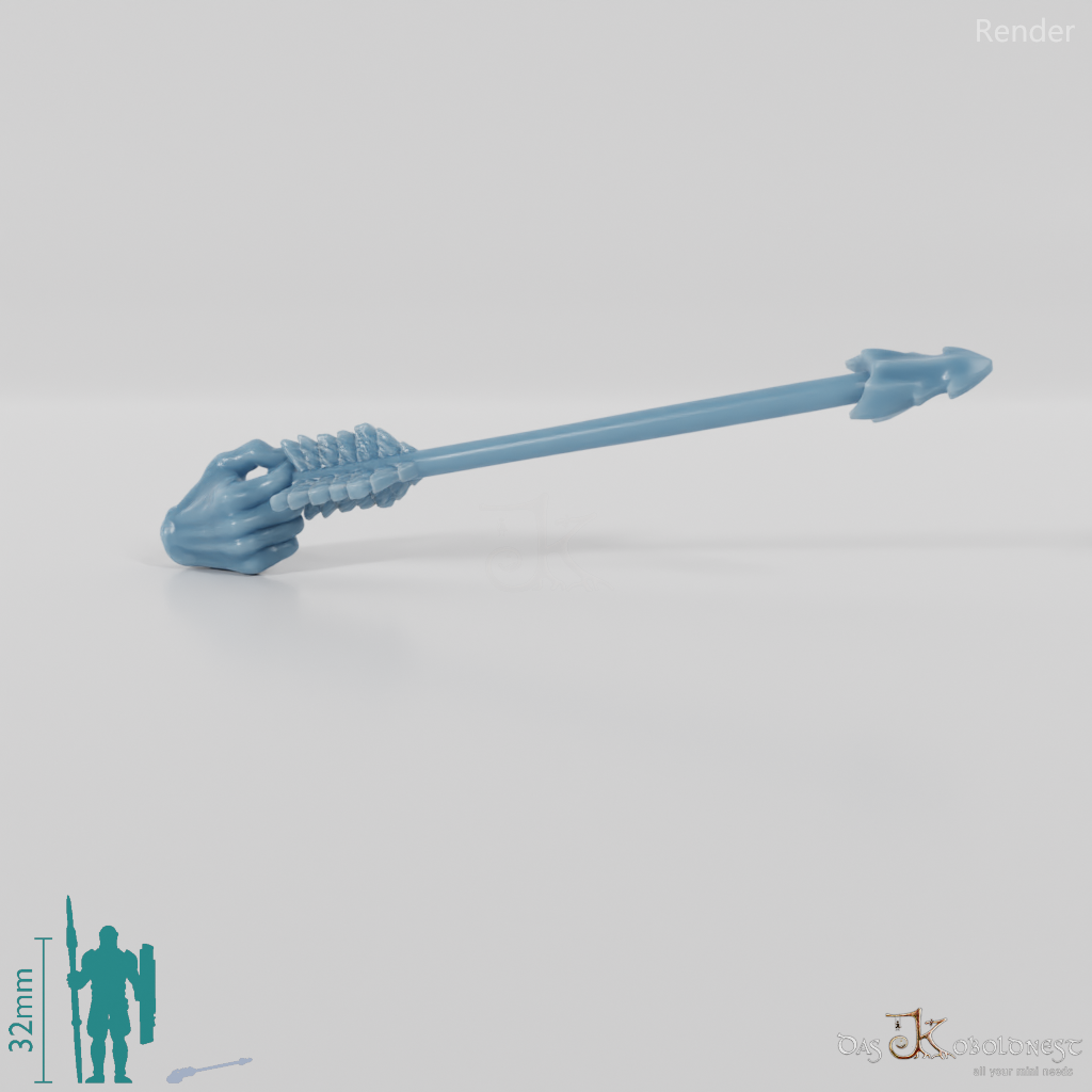 Half-orc arrow with hand