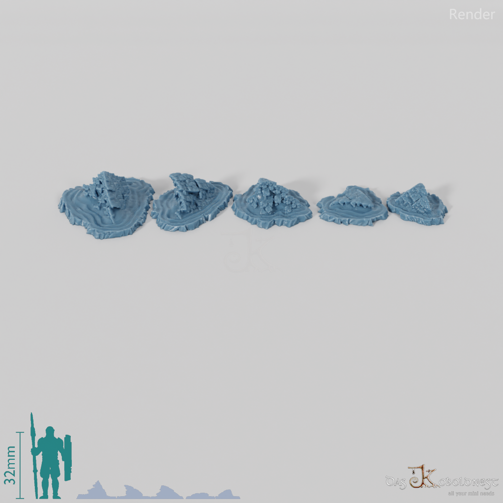 Sunken temple remains