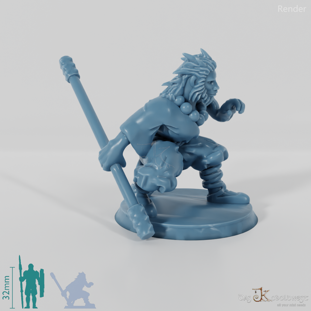 Monkey People Staff Fighter 01
