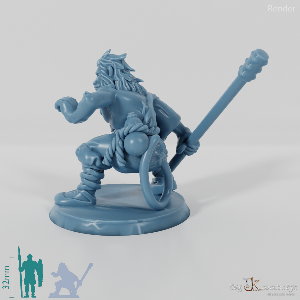 Monkey People Staff Fighter 01