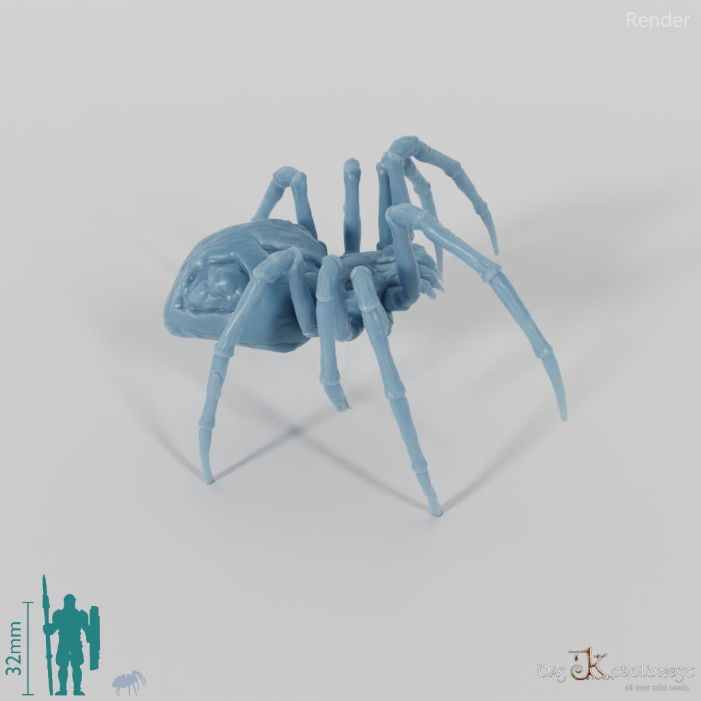 Spinne - Kleine Zombiespinne 01