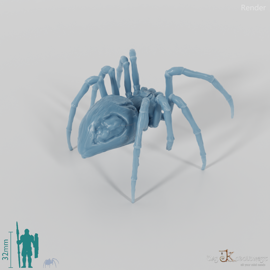 Spinne - Kleine Zombiespinne 01