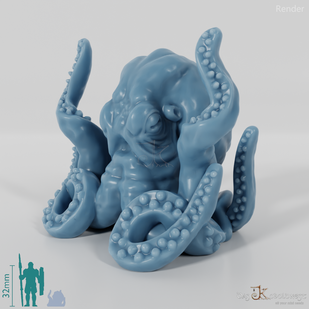 Tintenfisch - Wütender Oktopus 03