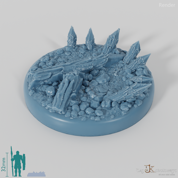 Bases with wooden palisade (round)