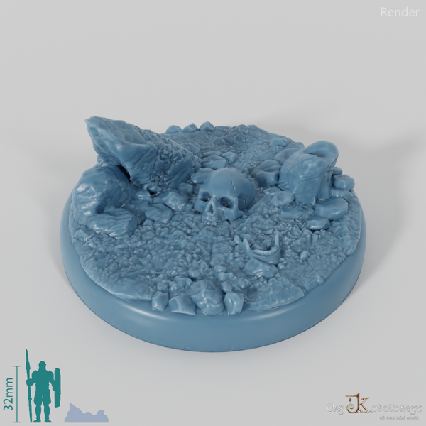 Bases with wooden palisade (round)