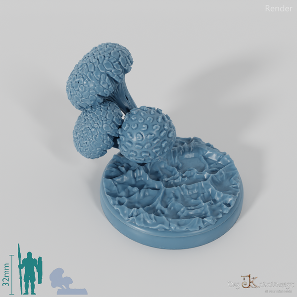 Mushroom Forest Bases (Round)