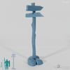 Signpost - Rustic 02 with stones