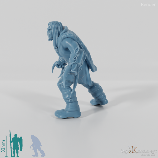 Orc with fist weapons 01