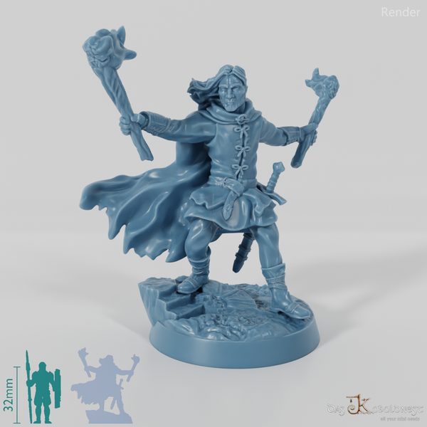 Aranglor, Menschen-Waldläufer mit Fackeln