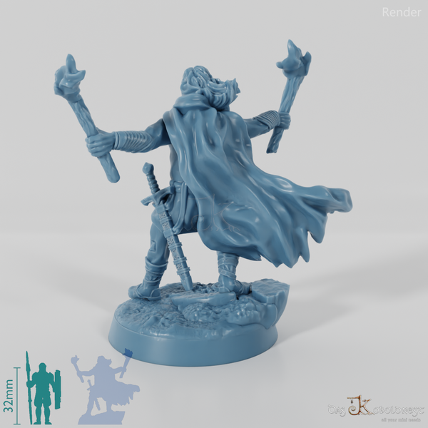 Aranglor, Menschen-Waldläufer mit Fackeln