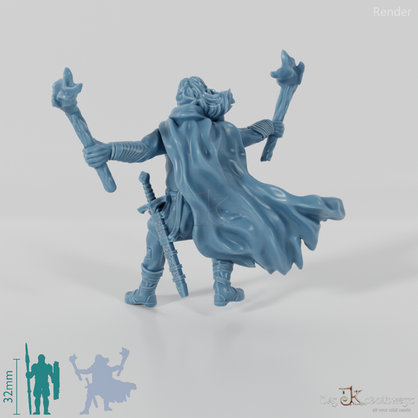 Aranglor, Menschen-Waldläufer mit Fackeln