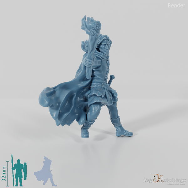 Aranglor, Menschen-Waldläufer mit Fackeln