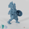 Azer with hammer and shield