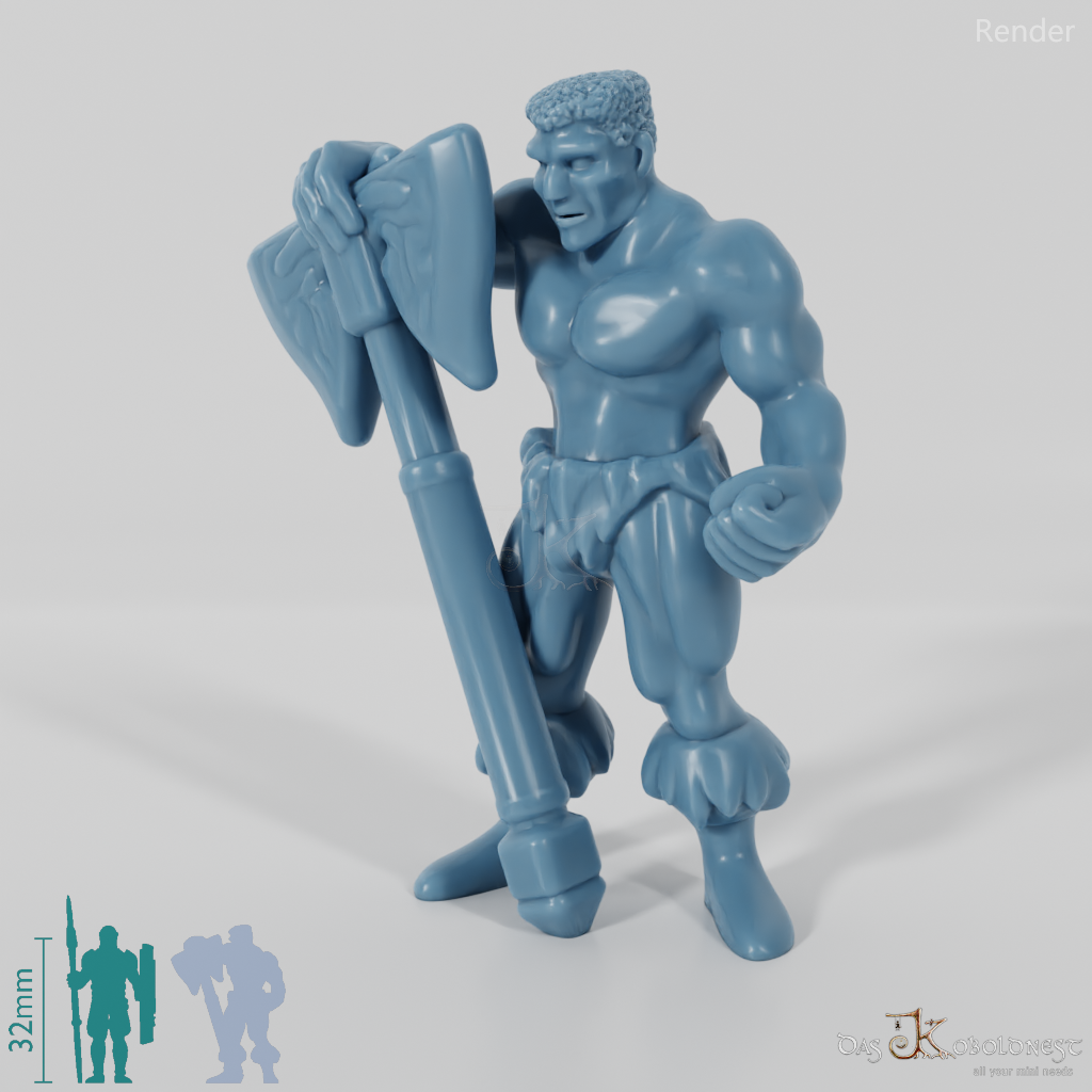 Barbarian with two-handed axe