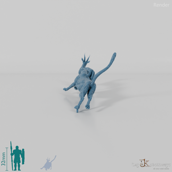 Big cat - cheetah hunting for Thomson's gazelle